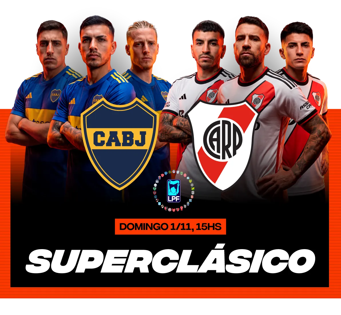 imagenes-pagina-superclasico_desktop_custom Superclásico Boca Juniors vs. River Plate: jugadores y escudos de ambos equipos. Domingo 1 noviembre